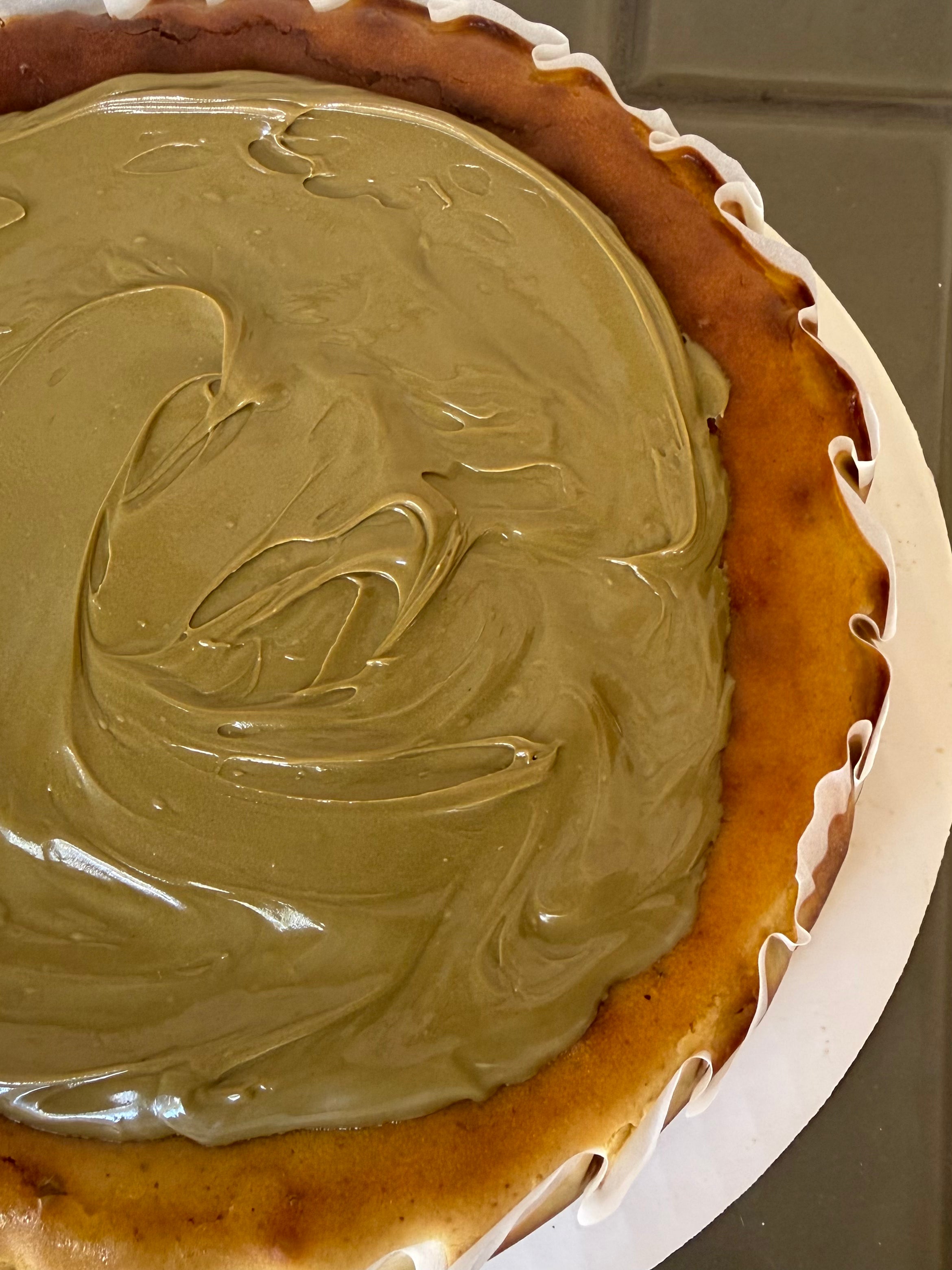 Tarta Vasca Pistache
